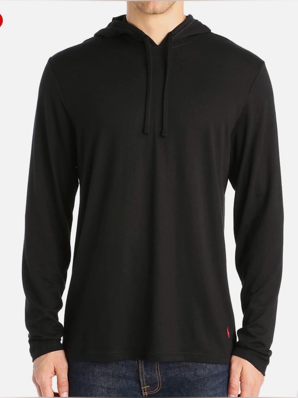 Polo Ralph Lauren Men’s Supreme Comfort Knit Hoodie Black Size Medium